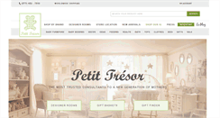 Desktop Screenshot of petittresor.com